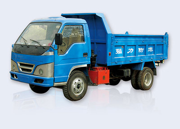 井下拉貨的WC5J(A)型防無軌膠輪車
